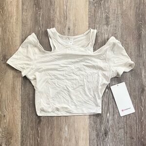 Lululemon Shoulder Cut-Out Yoga T-Shirt
